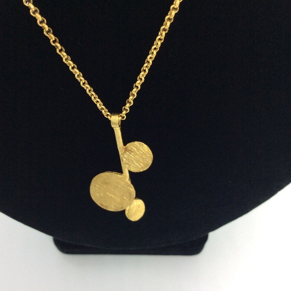 14k GP Disc Pendant - Picture 2 of 4